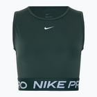 Дамски топ за тренировка Nike Pro Dri-Fit vintage green/white