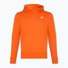 Мъжки Nike Sportswear Club Fleece Hoodie safety orange/ safety orange/ white