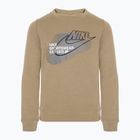 Детски суитшърт Nike Sportswear Standard Issue Crew-Neck khaki
