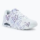 Дамски обувки SKECHERS JGoldcrown Uno Spread The Love white/light purple
