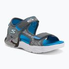 Детски сандали SKECHERS S-Lights Creature Splash в цвят въглен/синьо