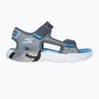 Детски сандали SKECHERS S-Lights Creature Splash в цвят въглен/синьо