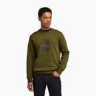 Мъжки суитшърт Timberland Tree Logo Crew Neck dark olive