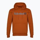 Мъжки суитшърт Timberland Linear Logo Hoodie umber