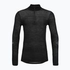 Мъжки термо суитшърт Smartwool Intraknit Thermal Merino Base Layer 1/4 Zip black/white