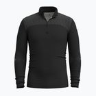 Мъжки термо суитшърт Smartwool Intraknit Thermal Merino Base Layer 1/4 Zip black/white