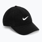Детска шапка с козирка Nike Swoosh Motion Club black
