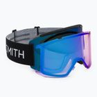 Ски очила Smith Squad XL black/chrpeverydaybluemirror/ stormbluesensormirror
