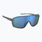 Детски слънчеви очила Under Armour Gameday Jr S3, метализирани в сиво/синьо