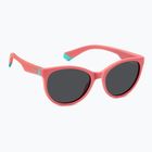 Детски слънчеви очила Polaroid PLD 8065/S коралово/сиво поляризирани