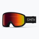 Скиорски очила Smith Transfer black/red sol-x mirror