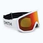 Скиорски очила Smith Transfer white/red sol-x mirror