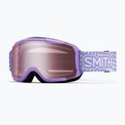 Детска скиорска маска Smith Daredevil S2 light lavender dot clouds/ignitor mirror antifog