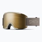 Скиорскa маска Smith Squad S3 chalk/chromapop sun black gold mirror