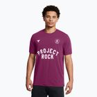 Мъжка тренировъчна тениска Under Armour Project Rock Badge Of Honor purple