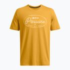 Мъжка тениска за тренировка Under Armour Project Rock Made Not Born golden yellow/steeltown gold