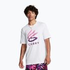 Мъжка тениска Under Armour Curry Logo Trend white/purple