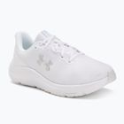 Дамски маратонки за бягане Under Armour Charged Pursuit 4 бели/бели/металически сребърни