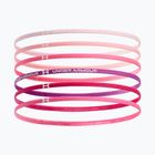 Детска лента за глава Under Armour Mini Elastic 6-pack prime pink/white