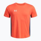 Детска футболна фланелка Under Armour Challenger Train fire/downpour grey/white