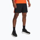 Мъжки къси панталони за бягане Under Armour Launch Pro 7" черни / огнени / светлоотразителни