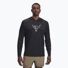 Under Armour Project Rock Iso-Chill Hoody black / hyper green мъжки суитшърт за тренировки