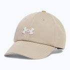 Дамска шапка с козирка Under Armour Blitzing Adj city khaki/white quartz