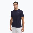 Мъжка тренировъчна тениска Under Armour HeatGear Fitted midnight navy/white