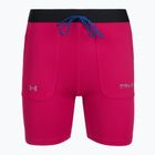 Дамски къси панталони/шорти Under Armour Trail Run Fitted shaded fuchsia/black