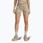 Къси панталони за тренировка за жени Under Armour Project Rock middy city khaki / black
