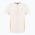 Мъжка тениска за бягане Under Armour Trail Run Zip stone/noble gold/reflective