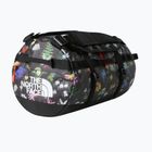 Пътна чанта The North Face Base Camp Duffel S 50 л черен алпийски флорален