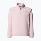 Детски суитшърт от полар The North Face Teen Glacier 1/4 Zip pale blossom