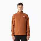 Мъжки суитшърт от полар The North Face Glacier Fleece 1/4 Zip burnt umber