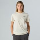 The North Face дамска тениска Box Nse Relaxed white dune/slate moss