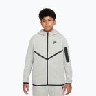 Детски суитшърт Nike Sportswear Tech Fleece Full-Zip тъмно сив heather/черен/черен