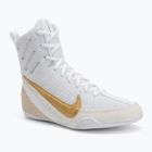 Боксови обувки Nike Machomai 3 бяло/металическо злато