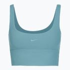 Спортен сутиен Nike Zenvy Rib Light Support Training Bra smokey blue/white