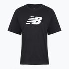 Дамска тениска New Balance Sport Jersey Relaxed Logo black/white