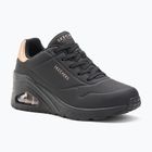 Дамски обувки SKECHERS Uno Wedge Hi Steps black/rose gold