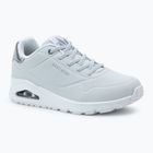 Дамски ботуши SKECHERS Uno Shimmer Away white/silver