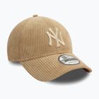 Бейзболна шапка New Era Cord 940 Nyy med beige