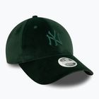 Дамска бейзболна шапка New Era Velour Midi 9FORTY New York Yankees dark green