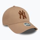 Дамска бейзболна шапка New Era Metallic 9FORTY New York Yankees beige