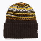 Дамска зимна шапка New Era Rail Isle Cuff Knit Beanie dark brown