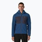 Мъжко софтшел яке Patagonia R2 TechFace Hoody clement blue