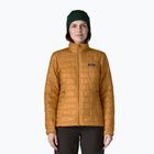 Дамско подплатено яке Patagonia Nano Puff smolder talon gold