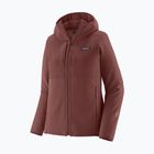 Дамско софтшел яке Patagonia R2 CrossStrata Hoody dark ruby