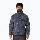 Мъжки суитшърт за трекинг Patagonia LW Synch Snap-T P / O flow: sunken blue