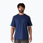 Мъжка тениска Patagonia Boardshort Logo Pocket Responsibili clement blue